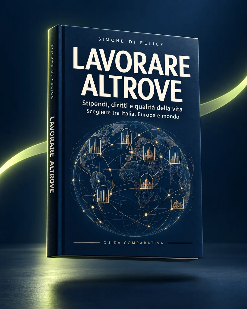 Copertina di Lavorare altrove di Simone Di Felice